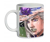 Чашка Невероятные приключения Джоджо JoJo Bizarre Adventure (кружка supercup Jojo 008)
