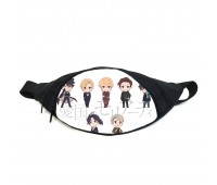 Поясная сумка бананка Патриотизм Мориарти Moriarty the Patriot (GB PM 018) Gear Bag черная
