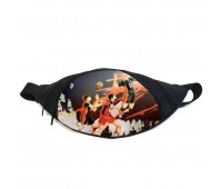 Поясная сумка бананка Волейбол хайкю Haikyuu (GB H 04) Gear Bag черная Поясная сумка бананка Волейбол хайкю Haikyuu (GB H 04) Gear Bag черная