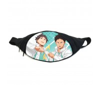 Поясная сумка бананка Волейбол хайкю Haikyuu (GB H 09) Gear Bag черная Поясная сумка бананка Волейбол хайкю Haikyuu (GB H 09) Gear Bag черная