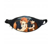 Поясная сумка бананка Волейбол хайкю Haikyuu (GB H 011) Gear Bag черная Поясная сумка бананка Волейбол хайкю Haikyuu (GB H 011) Gear Bag черная