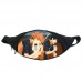 Поясная сумка бананка Волейбол хайкю Haikyuu (GB H 011) Gear Bag черная