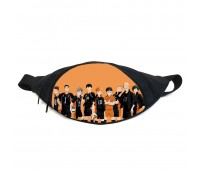 Поясная сумка бананка Волейбол хайкю Haikyuu (GB H 018) Gear Bag черная Поясная сумка бананка Волейбол хайкю Haikyuu (GB H 018) Gear Bag черная
