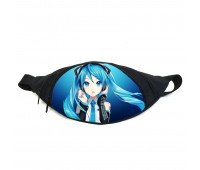 Поясная сумка бананка Мику Хацунэ Hatsune Miku (GB HM 010) Gear Bag черная
