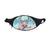 Поясная сумка бананка Мику Хацунэ Hatsune Miku (GB HM 012) Gear Bag черная