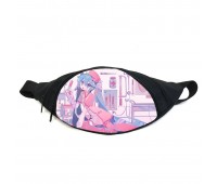 Поясная сумка бананка Мику Хацунэ Hatsune Miku (GB HM 018) Gear Bag черная