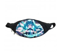 Поясная сумка бананка Мику Хацунэ Hatsune Miku (GB HM 019) Gear Bag черная