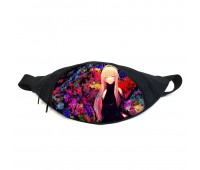 Поясная сумка бананка Мэгуринэ Лука Megurine Luka (GB ML 018) Gear Bag черная