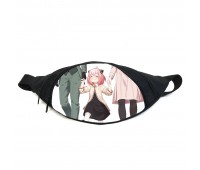 Поясная сумка бананка Семья шпиона Spy × Family (GB SF03) Gear Bag черная