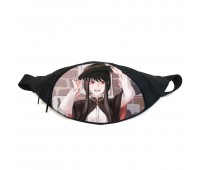 Поясная сумка бананка Семья шпиона Spy × Family (GB SF08) Gear Bag черная