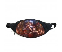 Поясная сумка бананка Семья шпиона Spy × Family (GB SF014) Gear Bag черная