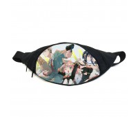 Поясная сумка бананка Семья шпиона Spy × Family (GB SF016) Gear Bag черная