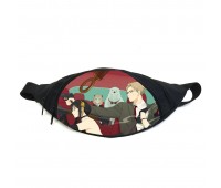 Поясная сумка бананка Семья шпиона Spy × Family (GB SF017) Gear Bag черная