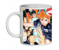 Чашка Волейбол хайкю Haikyuu (кружка supercup H008)