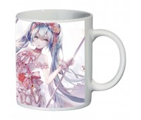 Чашка Мику Хацунэ Hatsune Miku (кружка supercup HM 002)