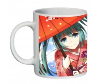 Чашка Мику Хацунэ Hatsune Miku (кружка supercup HM 003)