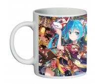 Чашка Мику Хацунэ Hatsune Miku (кружка supercup HM 006)