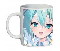 Чашка Мику Хацунэ Hatsune Miku (кружка supercup HM 0014)