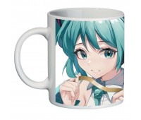 Чашка Мику Хацунэ Hatsune Miku (кружка supercup HM 0015)