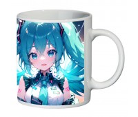 Чашка Мику Хацунэ Hatsune Miku (кружка supercup HM 0019)