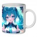 Чашка Мику Хацунэ Hatsune Miku (кружка supercup HM 0019)