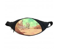 Поясная сумка бананка Время приключений Adventure Times (AT-08) Gear Bag черная