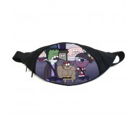 Поясная сумка бананка Обычный мультик Regular Show (RS-01) Gear Bag черная