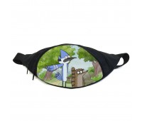 Поясная сумка бананка Обычный мультик Regular Show (RS-09) Gear Bag черная