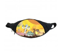 Поясная сумка бананка Обычный мультик Regular Show (RS-011) Gear Bag черная
