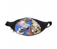Поясная сумка бананка Обычный мультик Regular Show (RS-015) Gear Bag черная