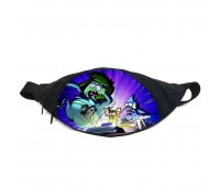 Поясная сумка бананка Обычный мультик Regular Show (RS-016) Gear Bag черная