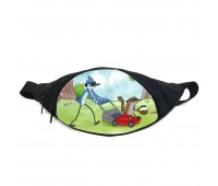 Поясная сумка бананка Обычный мультик Regular Show (RS-019) Gear Bag черная