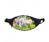 Поясная сумка бананка Обычный мультик Regular Show (RS-020) Gear Bag черная