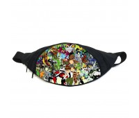 Поясная сумка бананка Бен 10 (Ben 10 -01) Gear Bag черная Поясная сумка бананка Бен 10 (Ben 10 -01) Gear Bag черная