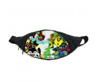 Поясная сумка бананка Бен 10 (Ben 10 -04) Gear Bag черная Поясная сумка бананка Бен 10 (Ben 10 -04) Gear Bag черная