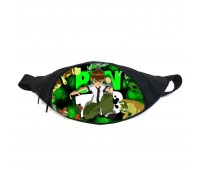 Поясная сумка бананка Бен 10 (Ben 10 -05) Gear Bag черная Поясная сумка бананка Бен 10 (Ben 10 -05) Gear Bag черная