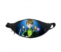 Поясная сумка бананка Бен 10 (Ben 10 -09) Gear Bag черная Поясная сумка бананка Бен 10 (Ben 10 -09) Gear Bag черная