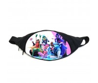 Поясная сумка бананка Юные титаны Teen titans (TT -08) Gear Bag черная