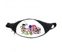 Поясная сумка бананка Юные титаны Teen titans (TT -011) Gear Bag черная