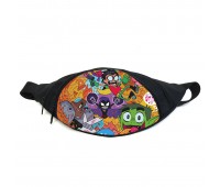 Поясная сумка бананка Юные титаны Teen titans (TT -012) Gear Bag черная