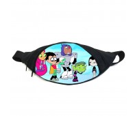 Поясная сумка бананка Юные титаны Teen titans (TT -013) Gear Bag черная
