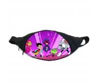 Поясная сумка бананка Юные титаны Teen titans (TT -017) Gear Bag черная