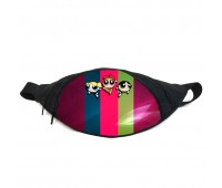 Поясная сумка бананка Суперкрошки Powerpuff Girls (PG-06) Gear Bag черная