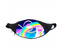 Поясная сумка бананка Суперкрошки Powerpuff Girls (PG-010) Gear Bag черная