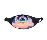 Поясная сумка бананка Суперкрошки Powerpuff Girls (PG-012) Gear Bag черная
