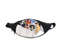 Поясная сумка бананка Суперкрошки Powerpuff Girls (PG-013) Gear Bag черная