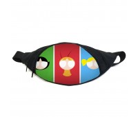 Поясная сумка бананка Суперкрошки Powerpuff Girls (PG-015) Gear Bag черная