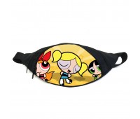 Поясная сумка бананка Суперкрошки Powerpuff Girls (PG-017) Gear Bag черная