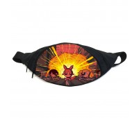 Поясная сумка бананка Суперкрошки Powerpuff Girls (PG-019) Gear Bag черная