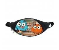 Поясная сумка бананка Удивительный мир Гамбола (GB-G 026) Gear Bag черная